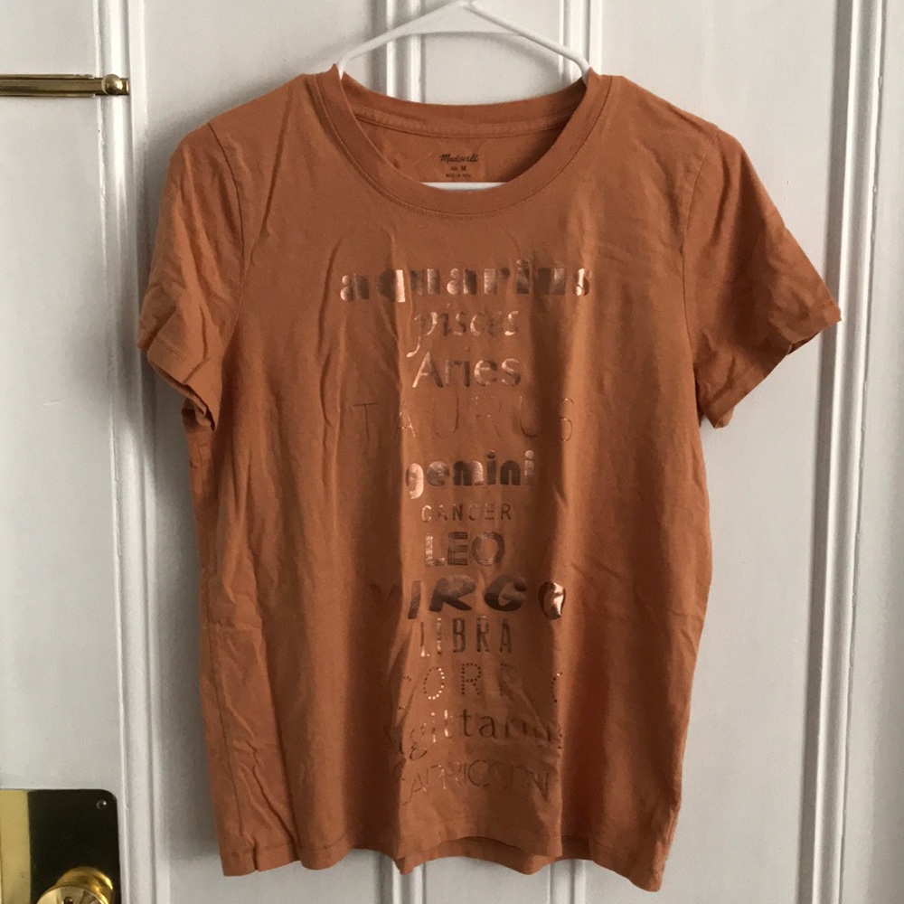 Madewell Zodiac Foil-Printed Tee
